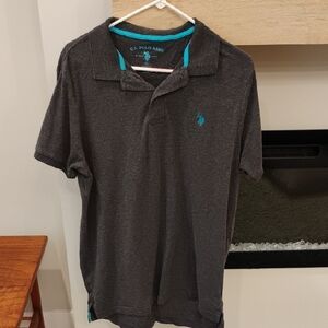 U.S. Polo Assn. Men's Charcoal Polo Shirt Size XL